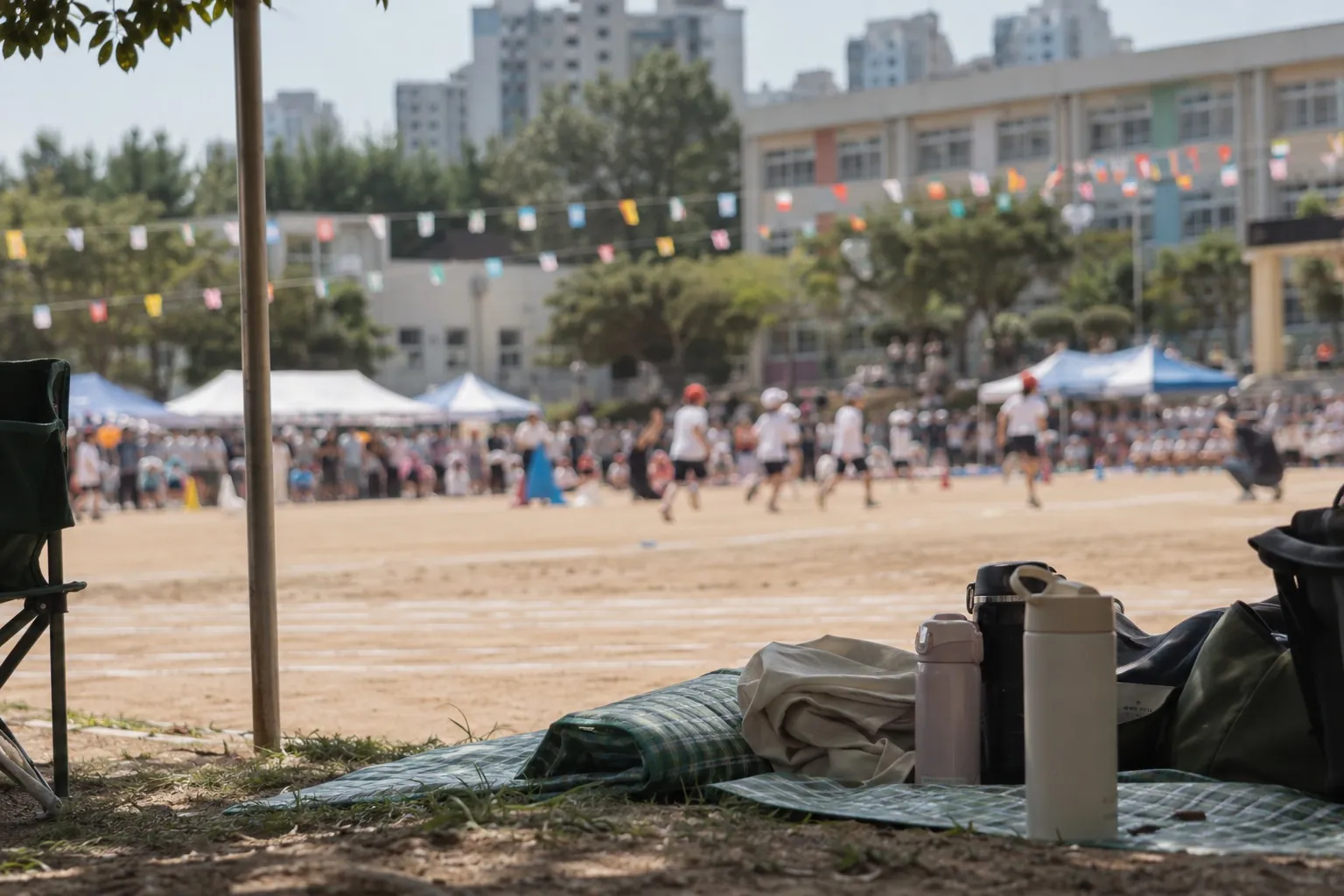 운동회에 그 사람을 데려가도 될까